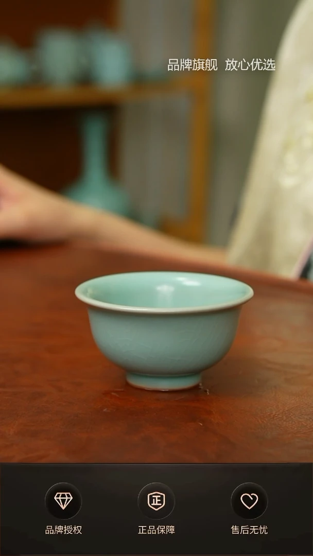 仿古小压手杯不完美