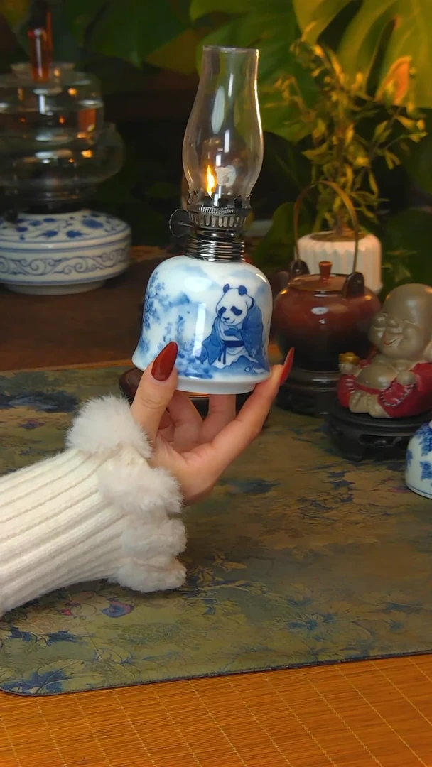 【闪购商品】景德镇陶瓷灯摆件