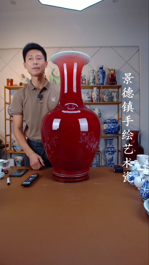 现代景德镇手工手绘陶瓷摆件23
