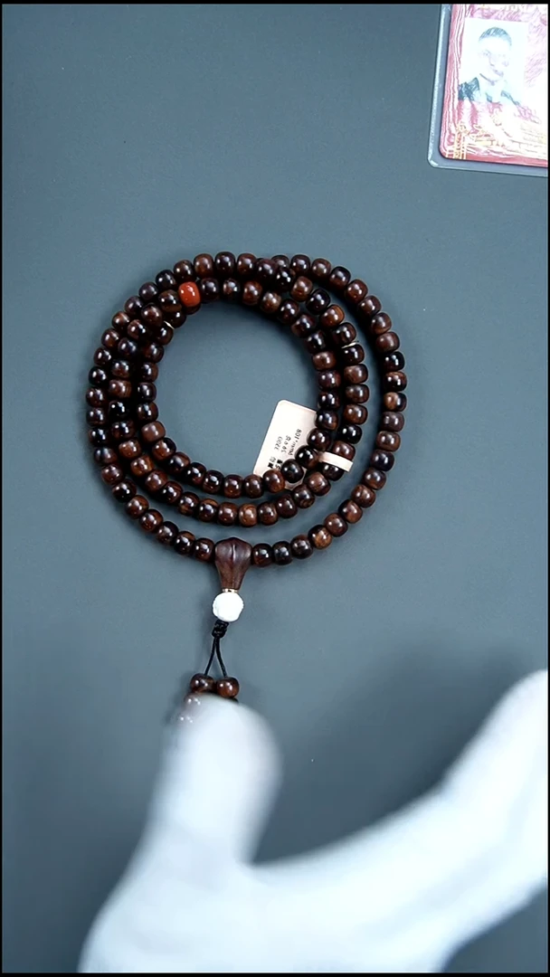 手串/手链黄花梨/降香黄檀海南黄花梨大黑线顺纹紫油梨6*108mm