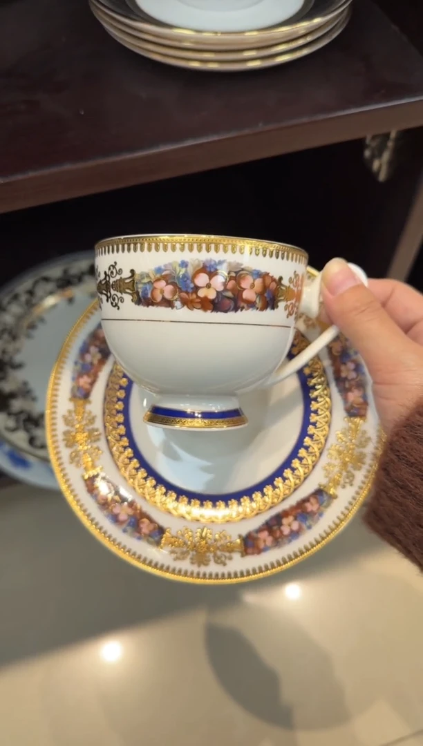 瓷片200毫升杯碟 1套