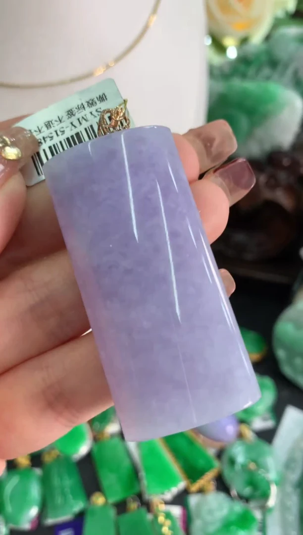 【闪购商品】翡翠吊坠(不含链)18K金镶嵌挂件