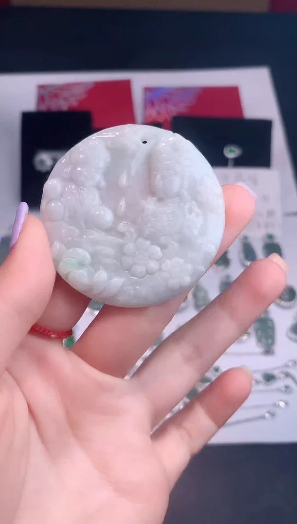 颈饰未镶嵌翡翠0芹0翡翠珠宝768