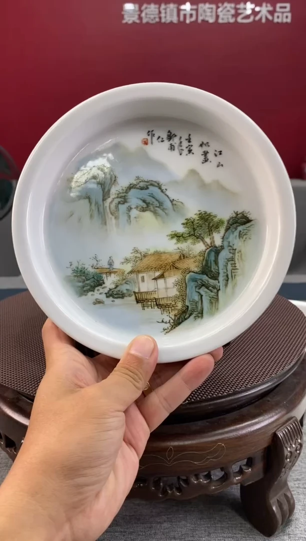 陶瓷a174景德镇瓷器一件