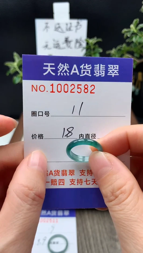 未镶嵌戒指翡翠11#