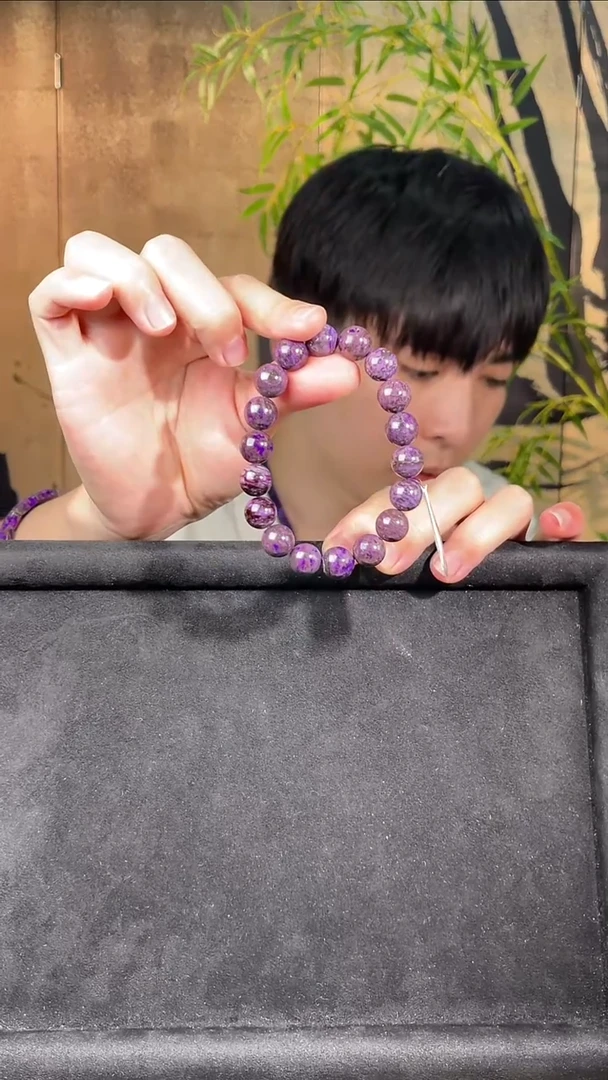 苏纪石（舒俱来）未镶嵌手串南非舒俱来老矿