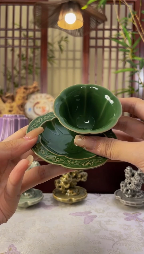 北溪堂-郎窑绿疏影杯