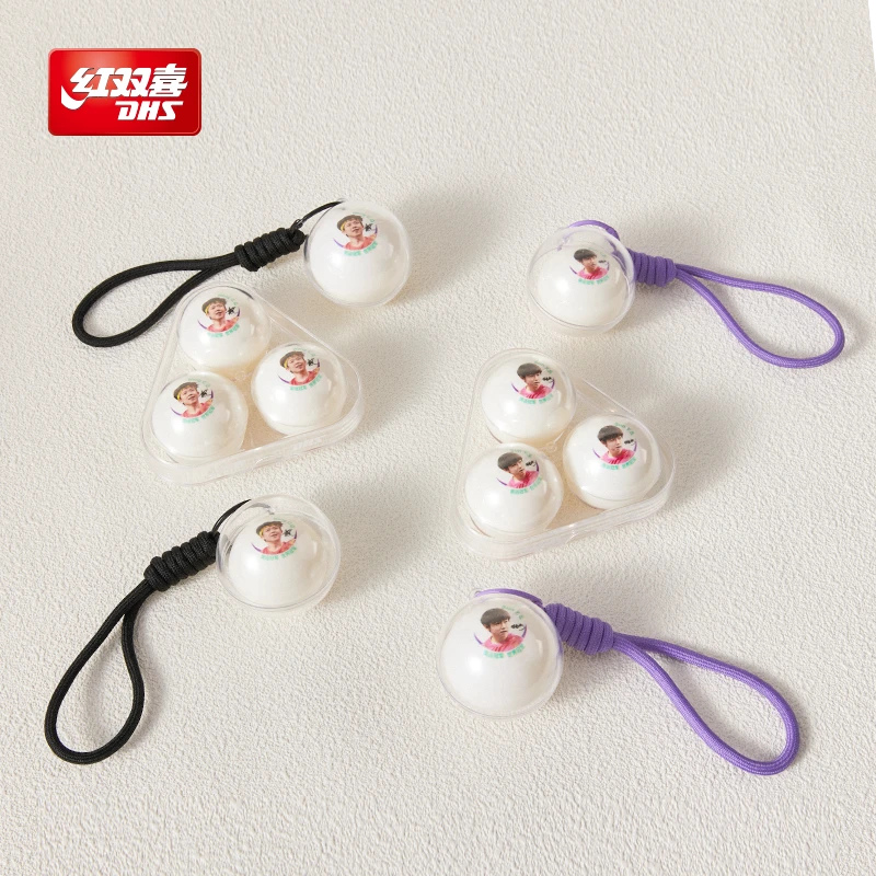 红双喜官方旗舰店 WTT澳门冠军赛主题肖像孙颖莎王楚钦肖像球