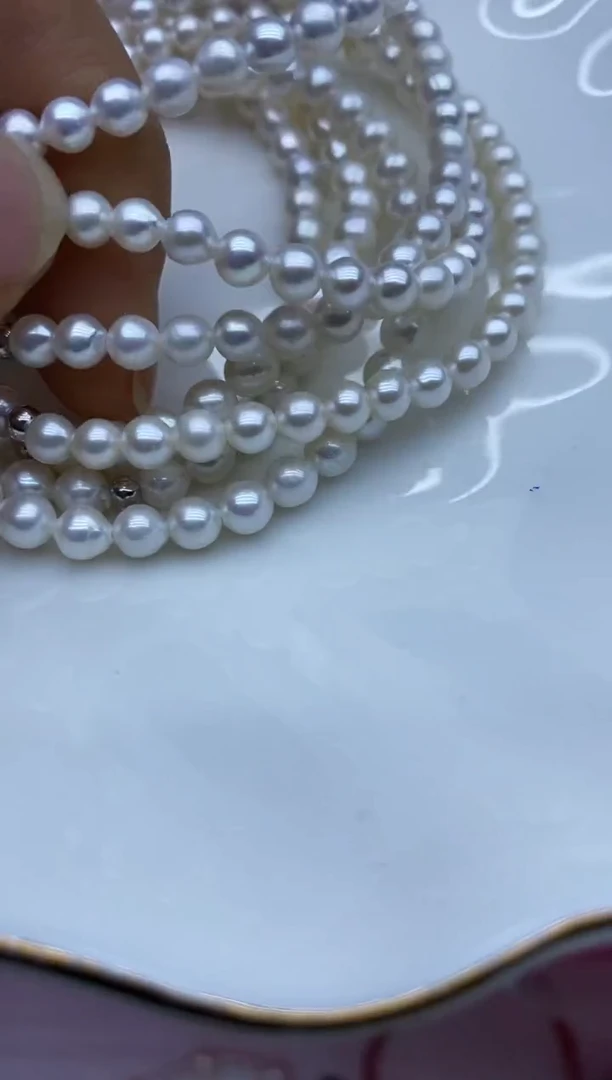 未镶嵌手绳淡水珍珠手链多样性发其一