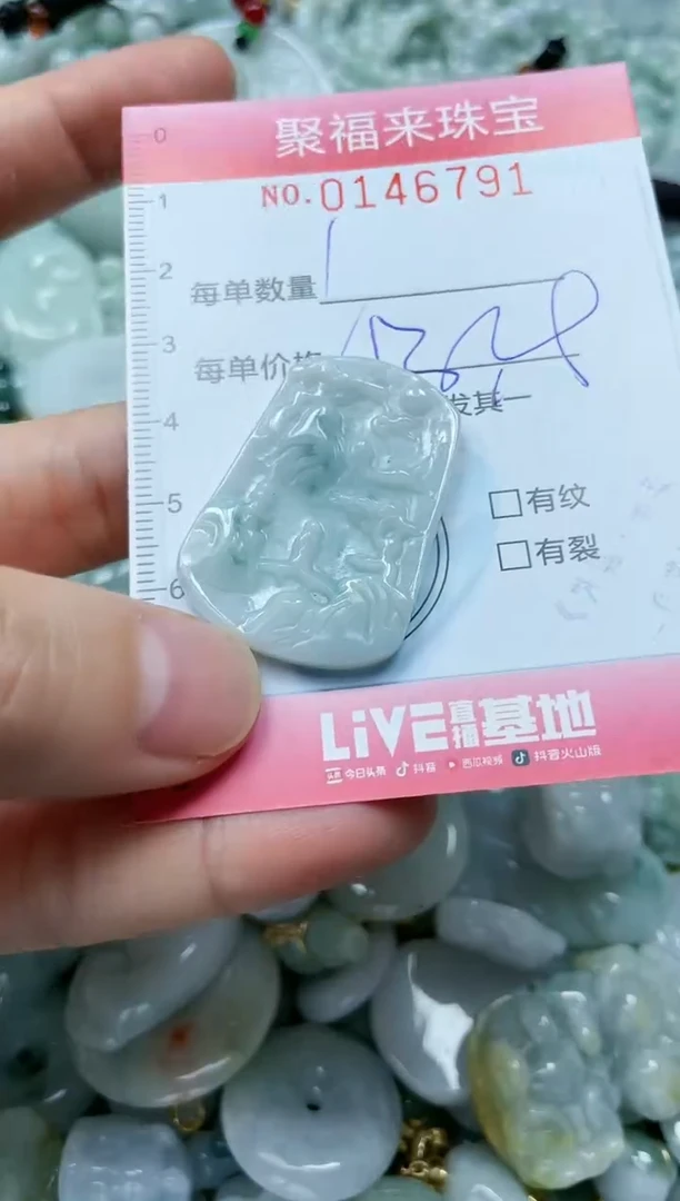 翡翠未镶嵌颈饰闪购0146791