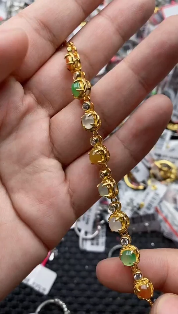 【闪购商品】翡翠戒指银S925镶嵌44444---2