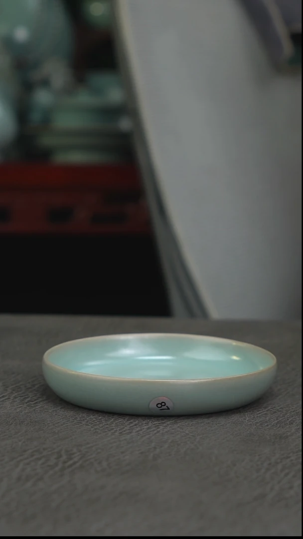 87号小奉化碟  微瑕10.5-二