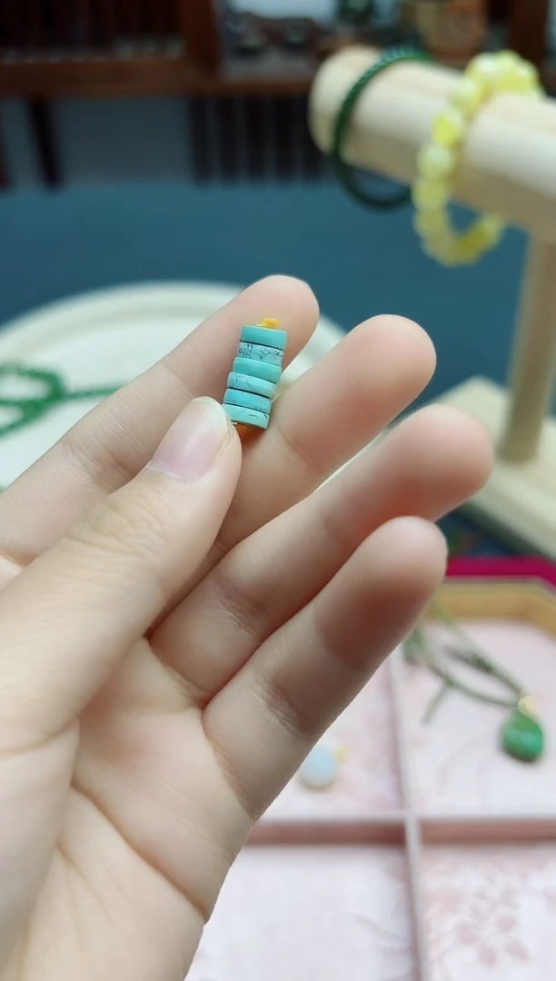 绿松石未镶嵌配饰松石隔片*1 WY