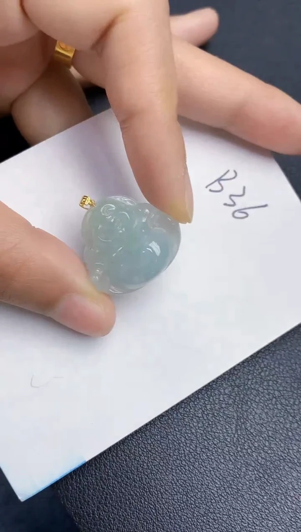 【闪购商品】翡翠颈饰18K金镶嵌000000000