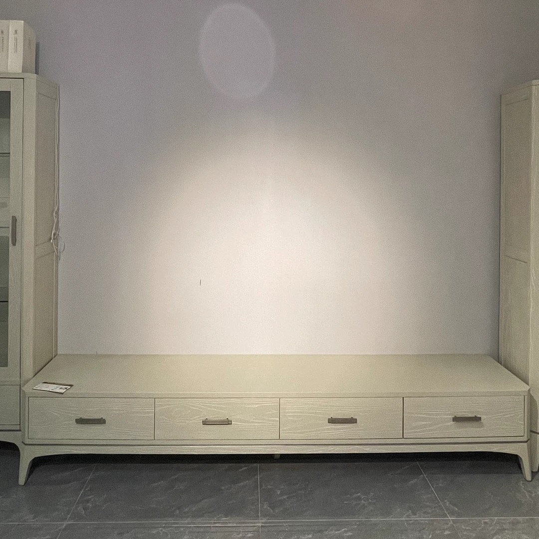 【不包邮】欧罗丹美系列A01电视柜（仿古白）2400*480*430H