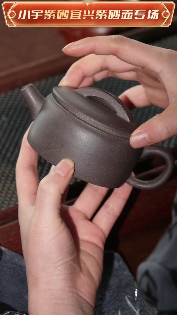 茶壶紫砂原矿紫砂壶粗砂