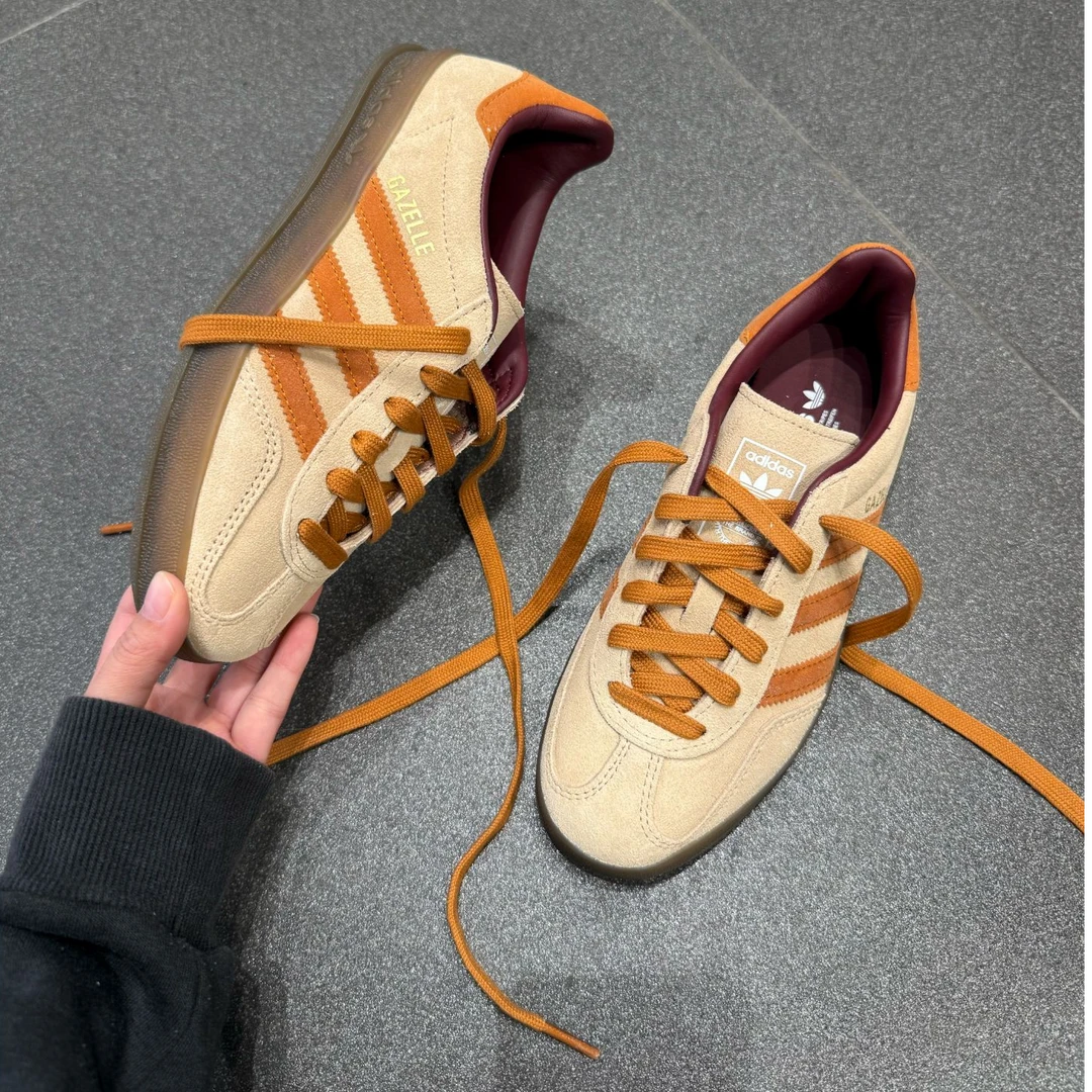 adidas/阿迪达斯GAZELLE INDOOR SHOES 经典德训鞋「T头鞋」JH5412