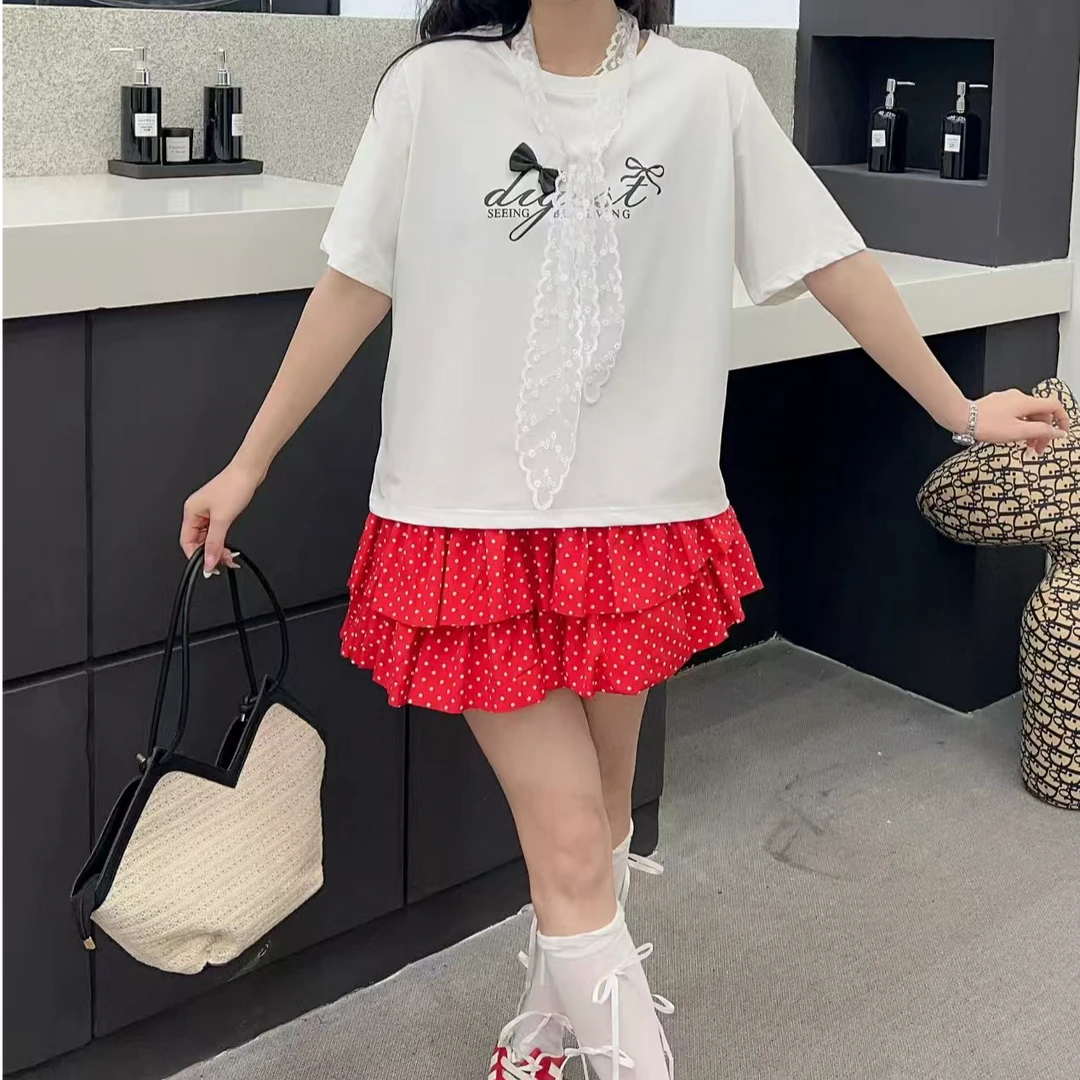 新款爆款潮流t恤高质量减龄气质时尚百搭洋气韩版休闲圆领上衣516