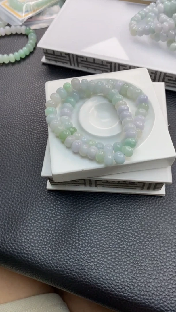 未镶嵌手串翡翠10天然A货翡翠手串多样性发其一