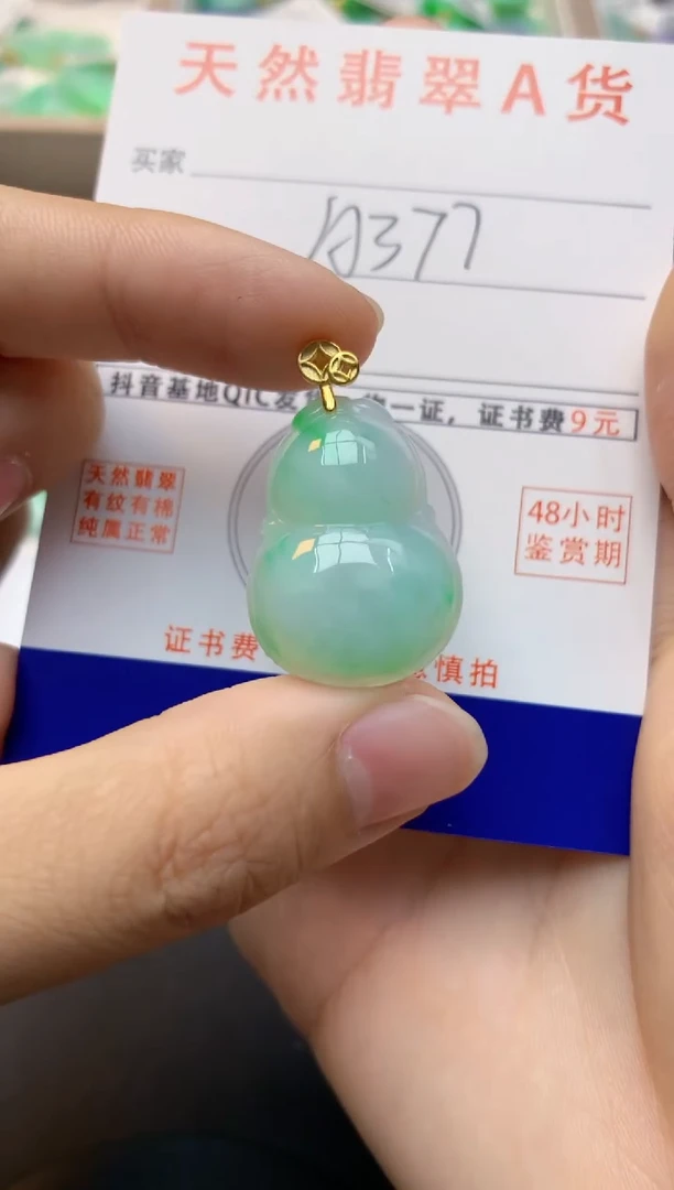 颈饰未镶嵌翡翠天然缅甸A货翡翠百元以上9元证书费自理