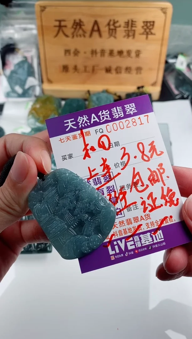 颈饰未镶嵌翡翠3.8
