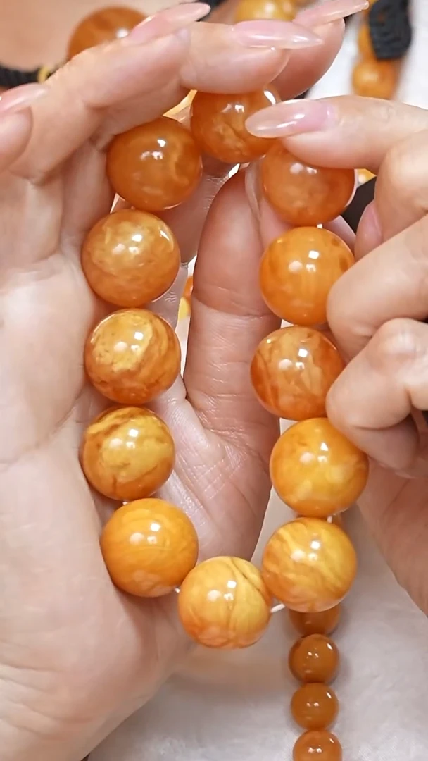 蜜蜡颈饰未镶嵌7301天然蜜蜡珠宝奇石云端妖孽全部保真