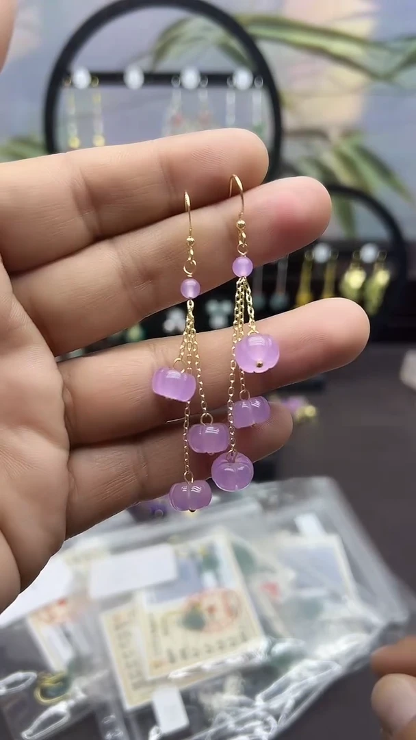 未镶嵌耳饰玛瑙/玉髓308