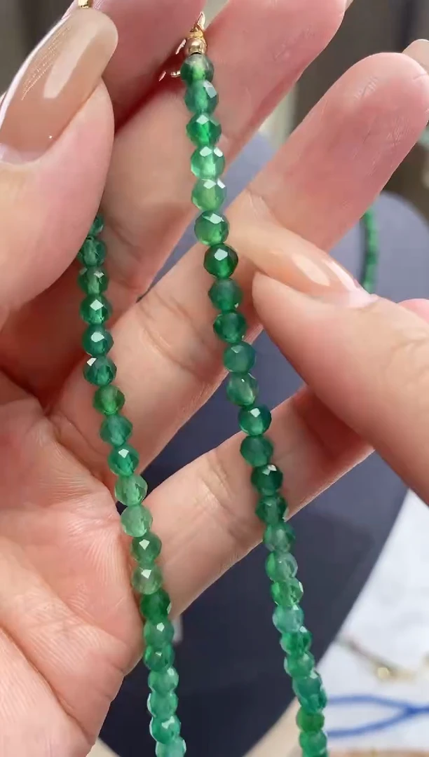 【闪购商品】祖母绿项链14K金镶嵌诗颜甄选珠宝SYZB41
