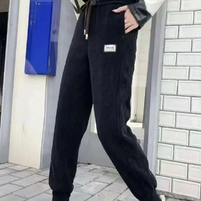 T16 早春新款女士松紧腰休闲裤 三楼