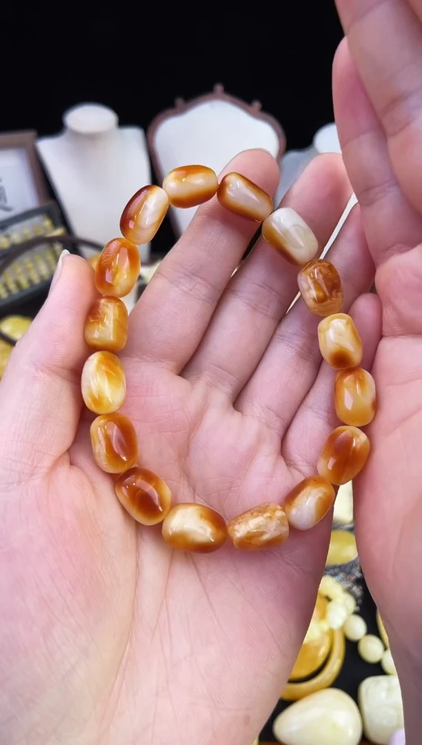 琥珀未镶嵌珠宝奇石柒月