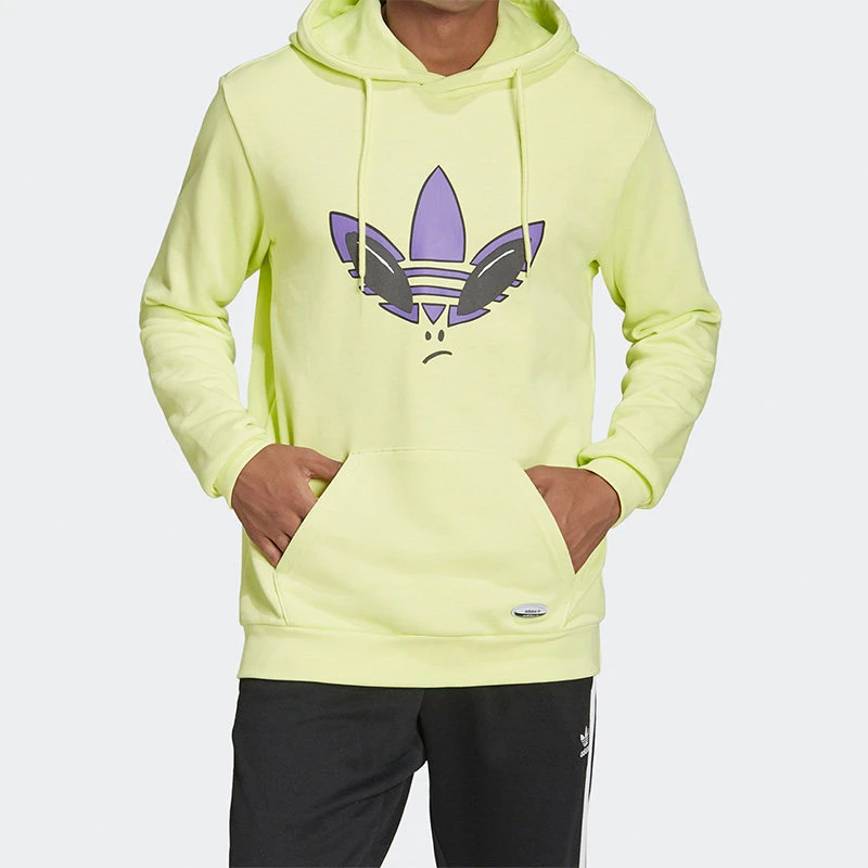 Adidas/阿迪达斯正品三叶草男女子连帽宽松运动休闲卫衣 HC9451