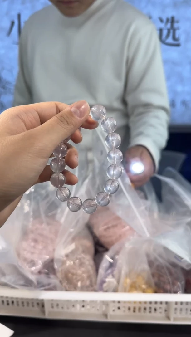 未镶嵌手串水晶莫桑13mm