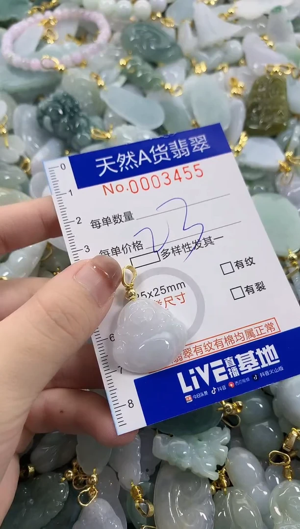 颈饰未镶嵌翡翠天然A货翡翠