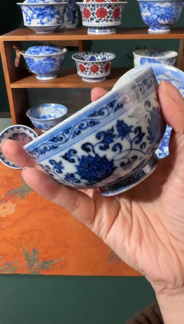 【闪购商品】杯刘建锋缠枝三多杯