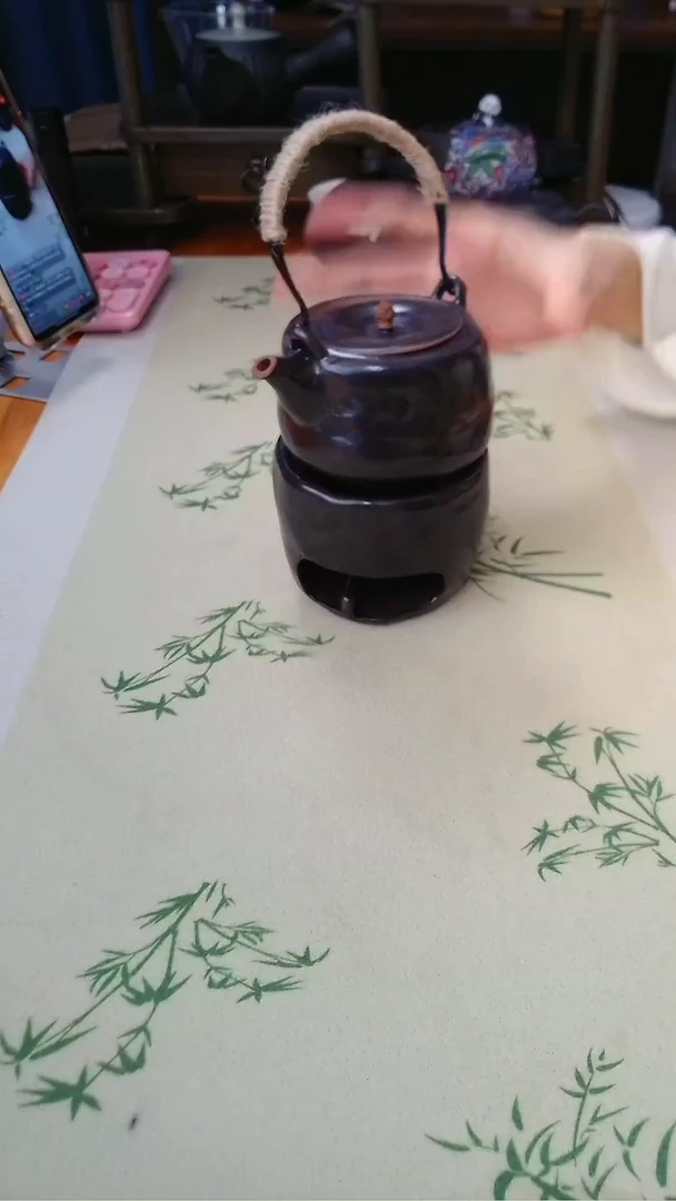 提梁陶壶 温茶炉