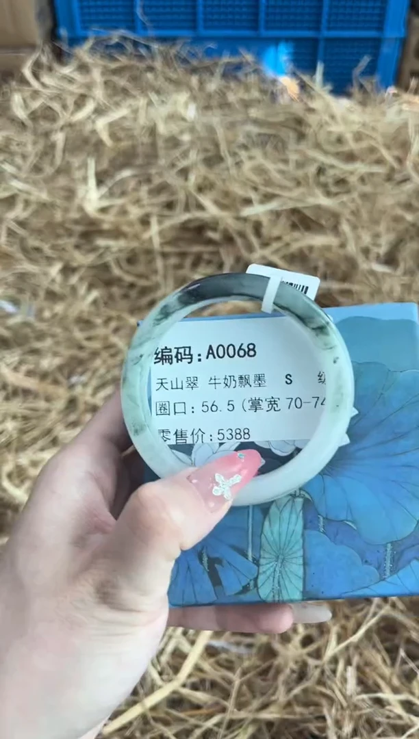 未镶嵌手镯石英质玉A0068
