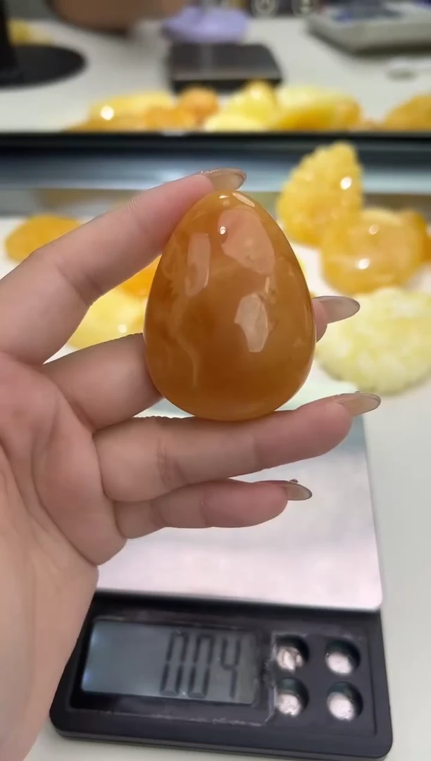 裸石琥珀未镶嵌琥珀蜜蜡吊坠