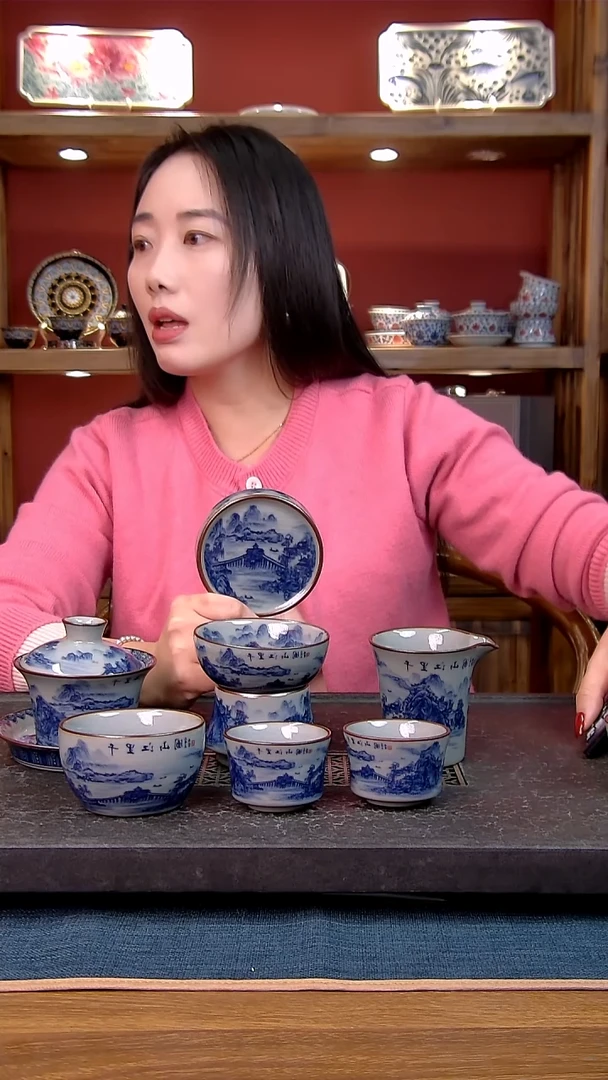 简装家用款7件套 老陶泥开片纹陶瓷茶具