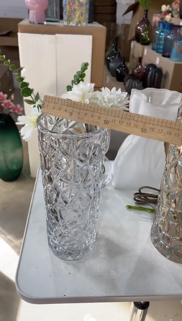 【闪购商品】无铅玻璃透明冰纹小号