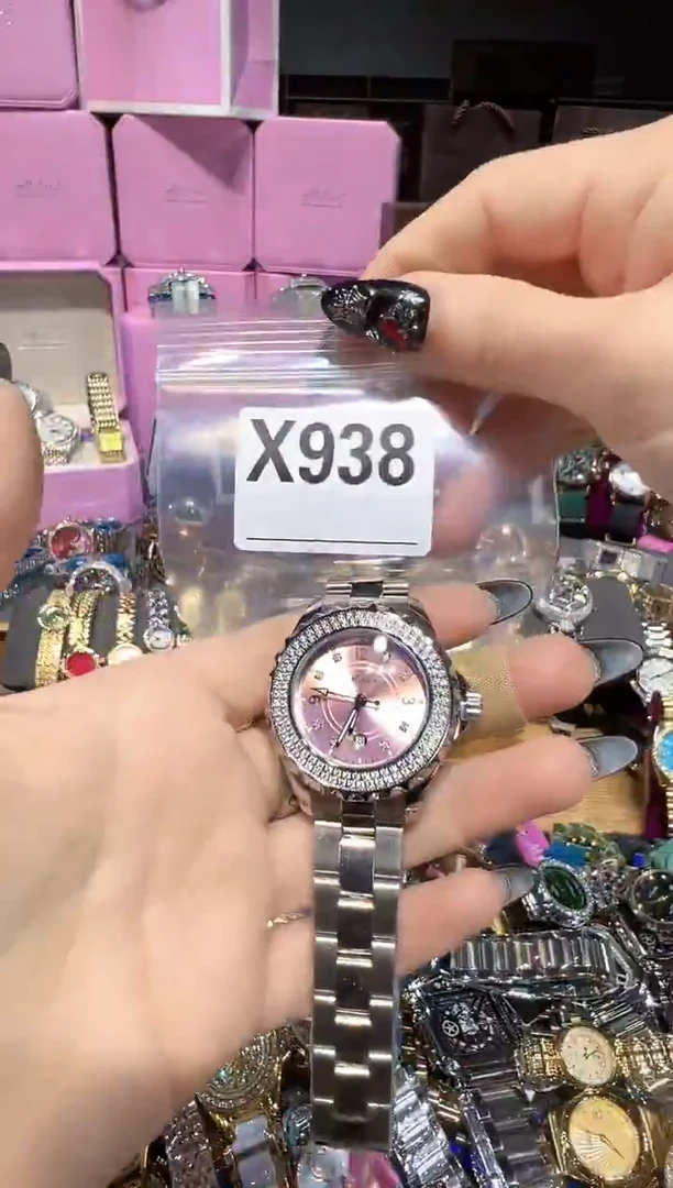 石英机芯不锈钢不锈钢直播定闪专用