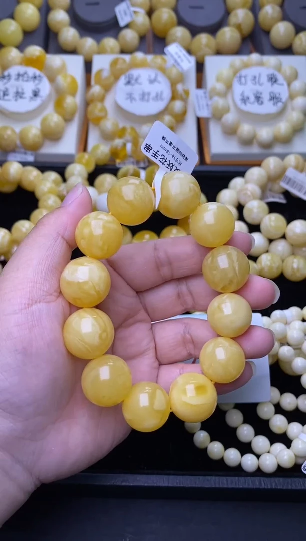 裸石琥珀未镶嵌大小姐珠宝严选48