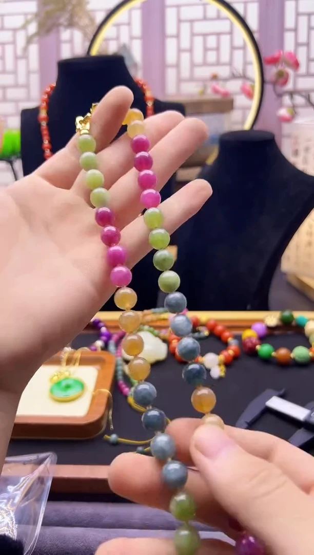 【闪购商品】碧玺颈饰14K金镶嵌X691