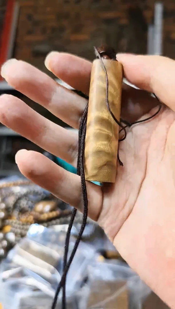 楠木（金丝楠）把件无事牌