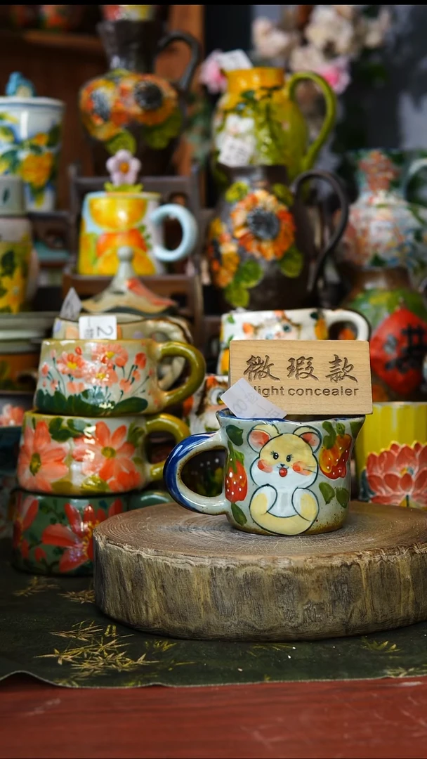 陶瓷81景德镇手工手绘釉下彩