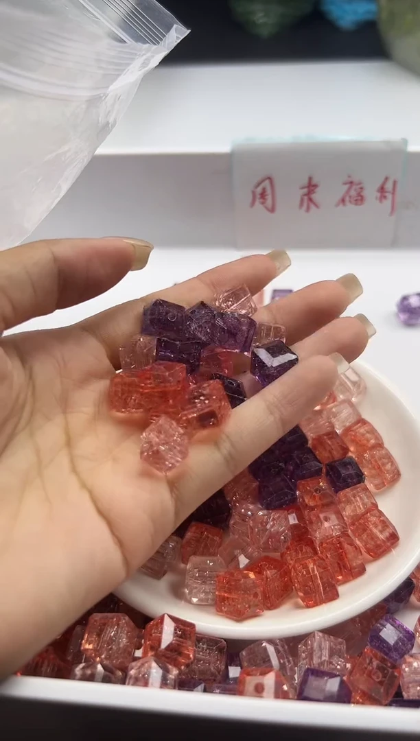 未镶嵌颈饰水晶w1795多宝阿赛方糖10mm*8颗