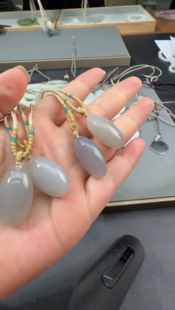 和田玉未镶嵌颈饰S0709-S1980- 108多样性一件