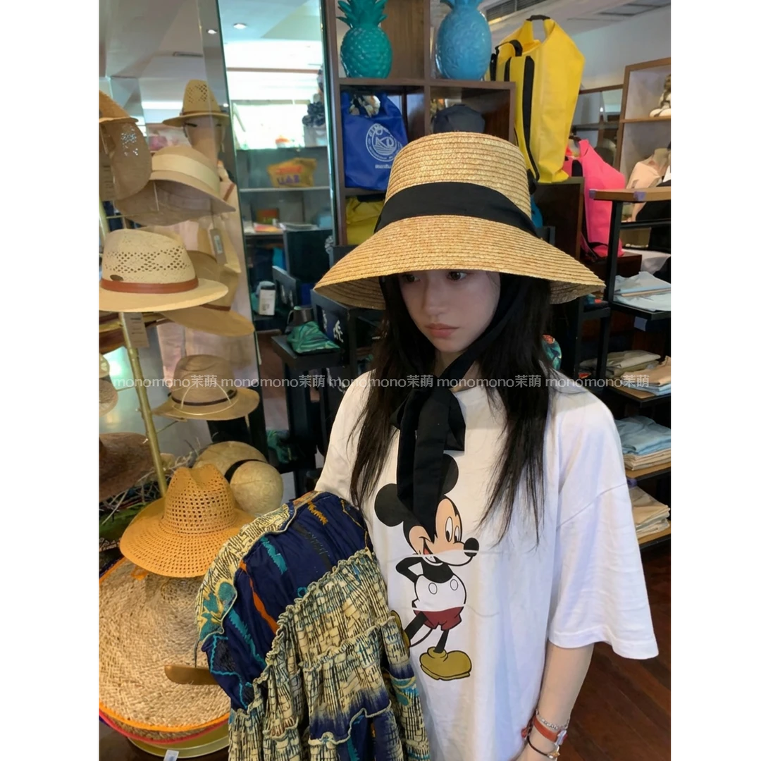 【线条米奇】韩代极简小众设计宽松大版T恤女短袖数码直喷无感印花