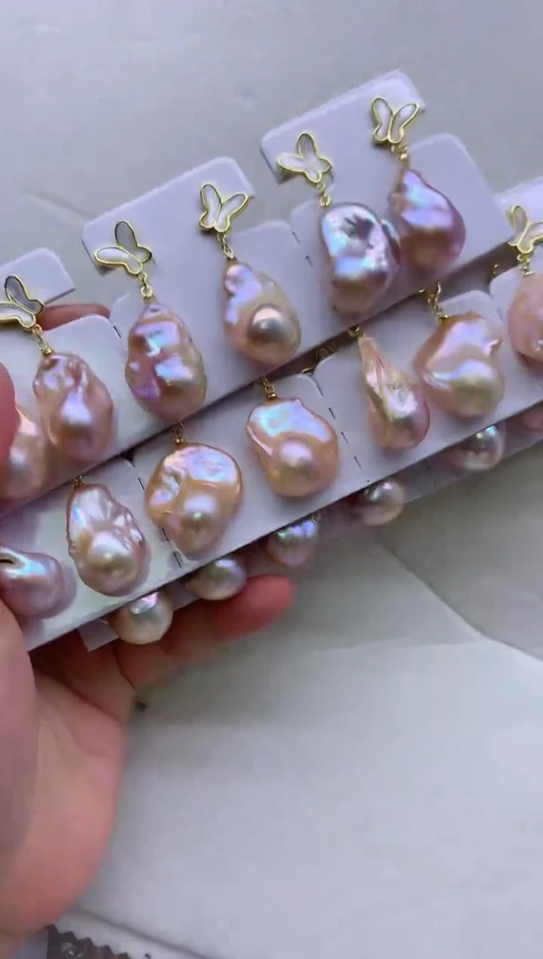 【闪购商品】淡水珍珠耳饰合金多发其一