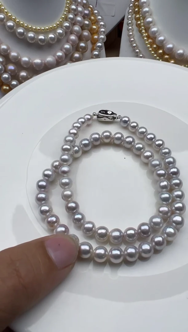 淡水珍珠未镶嵌颈饰1