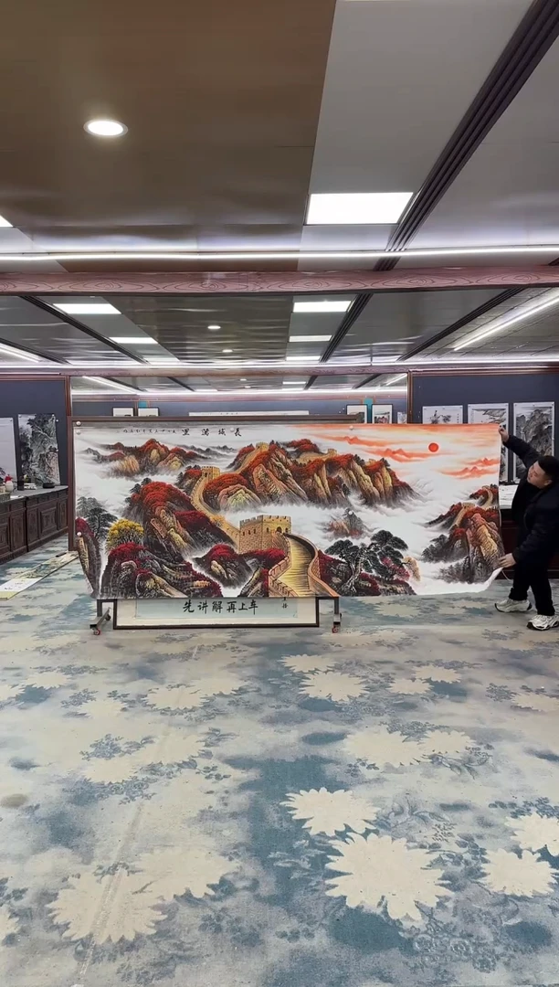 国画W-王红兵-大丈二-山水国画